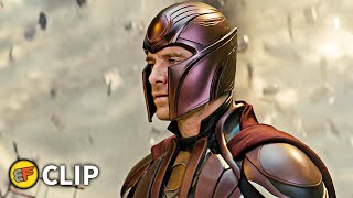 Magneto Destroying the World Scene  XMen Apocalypse 2016 Movie Clip HD 4K [upl. by Modeerf]