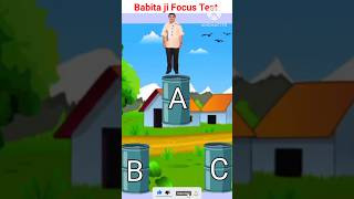 focus test for genius 🧠🤯  find the babitacartoon babitaji focustesteyetest mind uptodate [upl. by Nujra551]