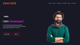 Build a Stunning Personal Portfolio Website with Bootstrap  Part 1 Creating the Perfect Header [upl. by Narud]