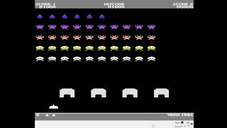 Commodore 64 Emulated Sprite Invaders 2710 points [upl. by Eornom]