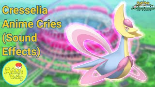 Cresselia Anime Cry [upl. by Treulich]