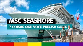 Viagem de Cruzeiro no Brasil MSC SEASHORE  7 Coisas que você Precisa Saber [upl. by Ling217]