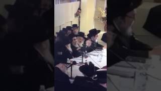 More Of Satmar Rebbe R Aharon Pointing Out quotFake Newsquot  Tammuz 5777 [upl. by Nodyarb]