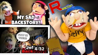 MY SADDEST BACKSTORY  SML Parody Jeffy’s Backstory reaction [upl. by Neleh]