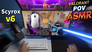 Scyrox v6 unboxing🎮Valorant pov ASMR [upl. by Yanetruoc]