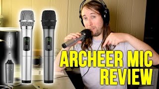 Archeer K380A Microphone Review Karaoke Mic Review [upl. by Akeimahs364]