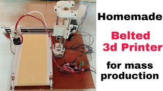 Homemade Conveyor belt 3d printer for mass production [upl. by Anjali]