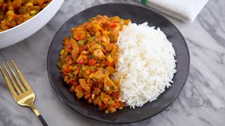 HOW TO MAKE A SIMPLE CHICKEN SAUCE THAT PAIRS WELL WITH RICE RICE amp WEIGHTLOSS  ZEELICIOUS FOODS [upl. by Sands425]