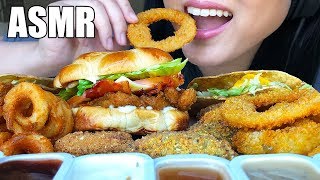 ASMR CRISPY CHICKEN FRIED FOOD MUKBANG No Talking EATING SOUNDS  ASMR Phan [upl. by Durkee]