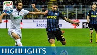 Inter  Fiorentina  42  Highlights  Giornata 14  Serie A TIM 201617 [upl. by Esorylime]