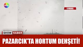 Afetin merkezini bu kez fırtına vurdu [upl. by Niletak641]