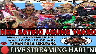 🔴LIVE STREAMING HARI INI‼️JARANAN NEW SATRIO AGUNG YAKSO BATAM ❗TAMAN RUSA SEKUPANG❓ [upl. by Eiger716]