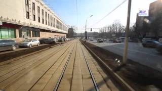 Travel Russia Moscow by tram №9 [upl. by Acey397]