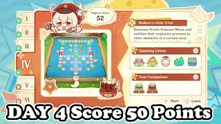 Dodocos BombTastic Adventure DAY 4 Score 50 Points Genshin Impact [upl. by Ymeon285]