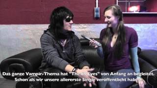 Interview THE 69 EYES in Cologne Finnish with German subs [upl. by Magulac]