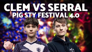 SERRAL vs CLEM HUGE SERIES  10000 PiGFest 40 Ro8 Bo7 ZvT  StarCraft 2 [upl. by Chavey27]