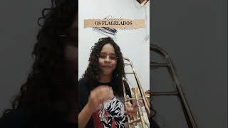 Dobrado Os Flagelados  Joaquim Pereira de Oliveira Trombone 1 Alexia Gonçalves [upl. by Llenral]