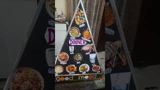 food pyramid with cardboard [upl. by Gnuhn]