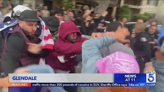 Arrests made fights break out amid Glendale school board meeting on Pride curriculum [upl. by Tare]