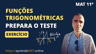 TRIGONOMETRIA 11º Como determinar o domínio da função tangente Exercício de teste [upl. by Eckmann21]