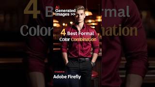 Ai generated color combos formalwear mensfashion ai colorcombos ytshorts styling fashion men [upl. by Simsar]