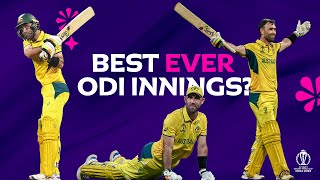 Glenn Maxwell produces one of the greatest ODI knocks of alltime  CWC23 [upl. by Alo]