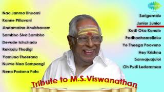 Best Telugu Songs of MS Viswanathan  Tribute To MSV  Hit Songs Jukebox [upl. by Akimyt]