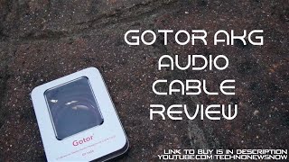 Gotor AKG Audio Cable Review  For AKG K450 K451 K452 K480 Q460 [upl. by Wini]