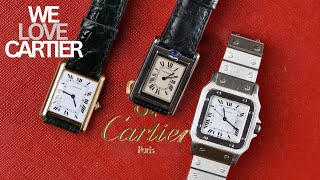 Cartier Has The coolest Watches The Cartier Tank Santos And Basculante  A Curated Collection [upl. by Muire]