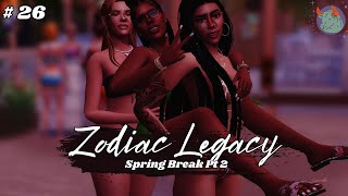 Zodiac Legacy Taurus Gen ♉️26 Spring Break Pt 2  The Sims 4 [upl. by Aihsak]