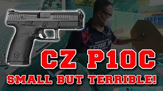 CZ P10C Review Small but terrible [upl. by Leahcimrej202]