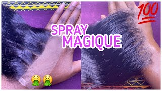 COMMENT CUSTOMISER SA LACE FRONTALE  DIY SPRAY TEINTÉ [upl. by Peatroy]