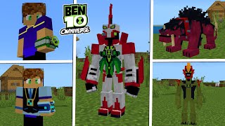 MEGA SPOILER ADDON DO BEN 10 OMNIVERSE V21 NO MINECRAFT [upl. by Nitneuq122]