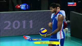 2010 FIVB Mens World Championship Final  Brazil vs Cuba clip3 [upl. by Christa]