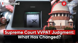 Supreme Court Rejects 100 VVPAT Verification Plea What has changed — and not changed [upl. by Worrell]