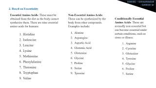 II  2nd Year Paramedical Diploma Courses Biochemistry notes  Part  2  Quick reference guide [upl. by Dario111]