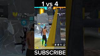 1 vs 4shorts freefire gaming tondegamer totalgaming tgrnrz [upl. by Esekram]