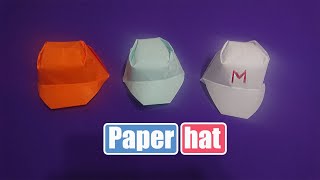 Make a Paper Hat in 5 Minutes FLAT [upl. by Rosetta]