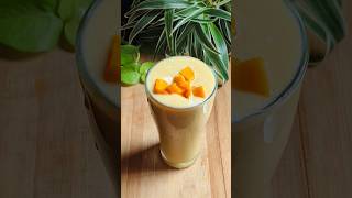 Mango Milkshake 🥭 short youtubeshorts recipe summerdrink [upl. by Ahsinat765]