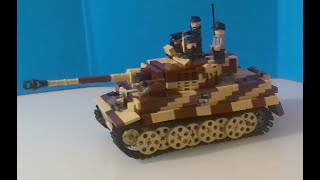 Brickmania Tiger I Ausf E Camo From Brickmania Overlord Bricks Instruction Book [upl. by Mirella]