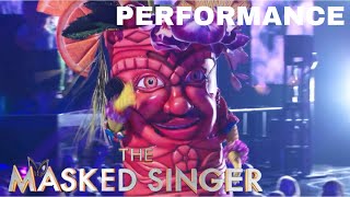 Tiki sings “Nothing But A Good Time” by Poison  The Masked Singer  Season 10 [upl. by Steinman]