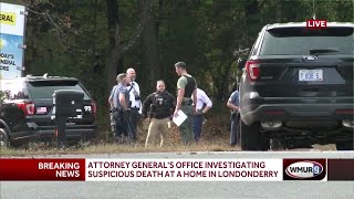 Police investigate at Londonderry crime scene [upl. by Bornstein]