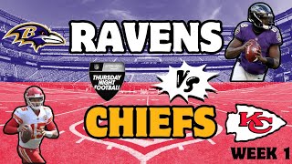 NFL Week 1 Fantasy Football Game Preview Ravens  Chiefs [upl. by Lagiba]