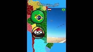 Brasil Vs Egito Comparação Militar countryballs shorts brazil egypt education geography [upl. by Artekal]