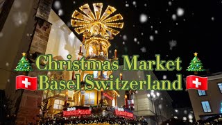 CHRISTMAS MARKET BASEL SWITZERLAND [upl. by Luaped]