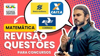 Matemática Básica Para concursos  Concurso Correios Bombeiros Caixa entre outros [upl. by Morice]