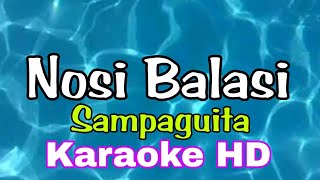 Nosi Balasi  SAMPAGUITA karaoke HD karaoke song [upl. by Redlac]