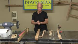 Making the Cabriole Leg Template Outline  Build a Plant Stand using Dowelmax Part 1 [upl. by Calore]