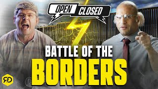 BATTLE OF THE BORDERS Open the Border or Build the Wall  The DEFINITIVE Immigration Rap Battle [upl. by Nylednarb]