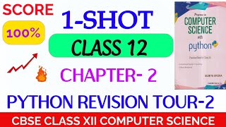 Python Revision Tour2 Class 12  1 Shot Video Computer Sciencecbse StringTupleListDictionary [upl. by Herrmann190]